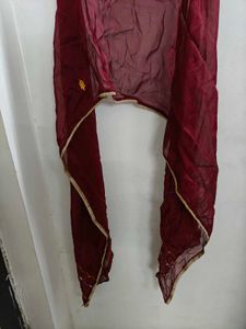 Mahroon Dupatta