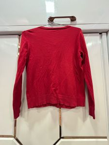 LIGHT RED CARDIGAN - SMALL