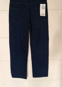 Women Baggy High Rise Nevy Blue Jeans