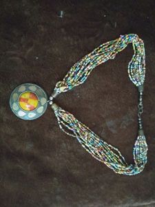 Ethnic Dollar Necklace