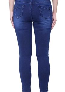 Dark Wash High-Waisted Skinny Jeans