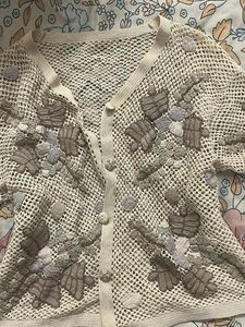 Floral Crochet Cardigan