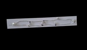 Silver Anklets with Charm Details