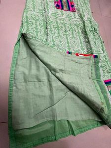Green Embroidered Kurti