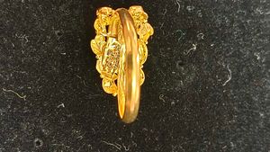Floral Gold Ring 18 k