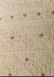 Elegant Cream Chikankari Kurti