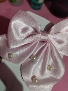 Pink Pearl Hair Clip