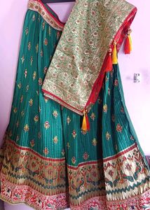 Banarasi Silk Lehenga With Dupatta💗✨️