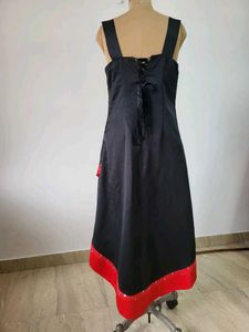 Elegant Black &amp; Red Dress