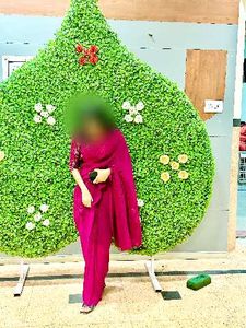 saree - purple crush sare