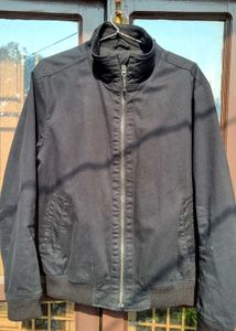 Classic Black Bomber Jacket