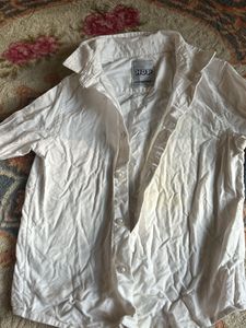 HOP White Button Down Shirt
