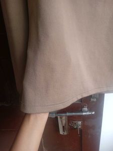 Beige Long Sleeve Top