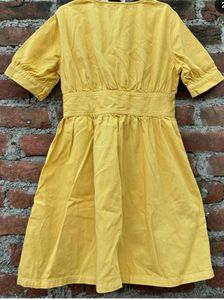 Yellow Denim Dress