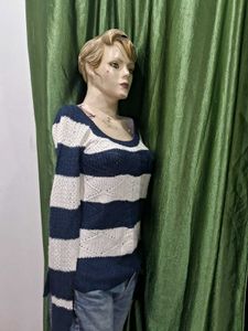 Striped Knit Sweater