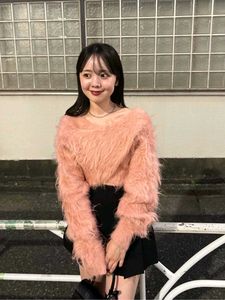 💥Price Drop💥V Neck Fur Oversized Sweater