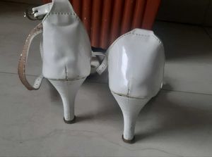 White High heel sandals for women