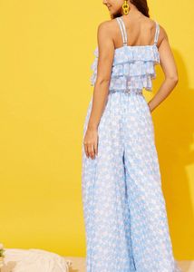 QUIERO Printed Top &amp; Palazzo