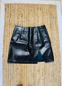 Beautiful Leather Mini Skirt ♥️