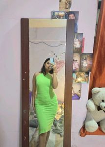Green Bodycon Mini Dress