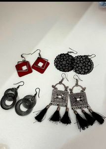 4 Piece EARINGS Set