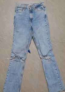 Zara Ripped Denim