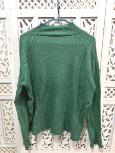 Green Knit Sweater A
