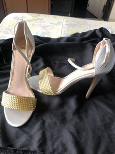 Silver Grey High Heels.