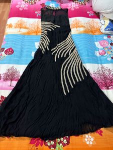 Elegant Black Ethnic Gown