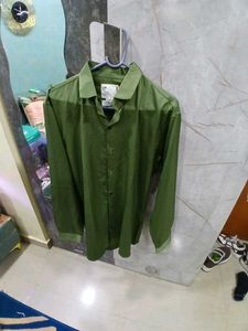 Olive Green Dress Shirt