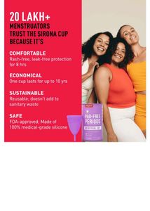 New Sirona Menstrual Cup - Large