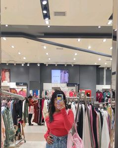 Red Off-Shoulder Top