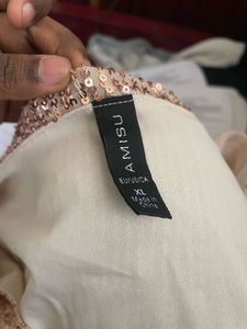 Sequin Asymmetrical Top