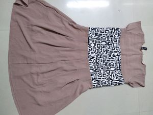 Unused Beige Short Dress For Women Size XS To S