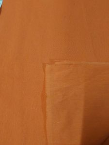 Blue and Coral Orange Dress Material