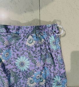 Lavender Long Floral Skirt
