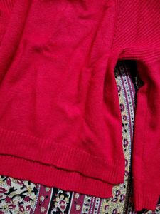 Red Knit Sweater