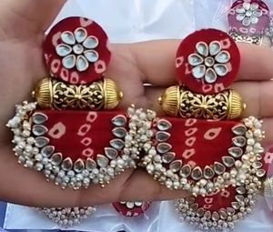 Bandhani Earrings