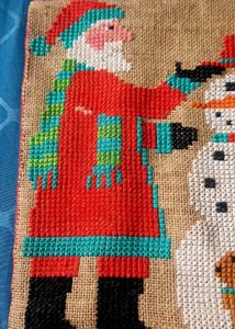 Christmas Cross Stitch home decor