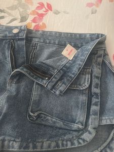Blue Denim Shorts
