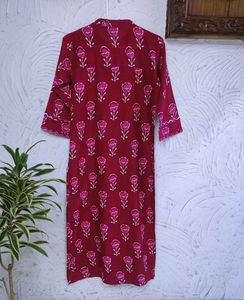 💕 Rose Pink Kurti