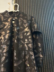 Unique Black Patterned Dress
