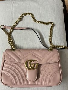 Dusty Pink Large Marmont Bag