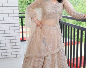 Elegant Sequin Lehenga Choli Set