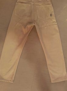 Beige Casual Pants/# Stright Fit Jeans/Cotton/S-29