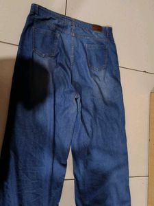 Wide Leg Denim Jeans