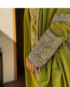 New/Unused Embroidery Kurta Set With Heavy Dupatta