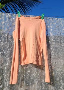 Peach Long Sleeve Top