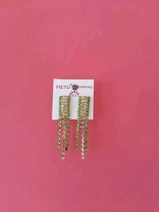 Green Cascade Earrings