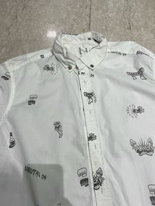 Patterned Button-Down Shirt